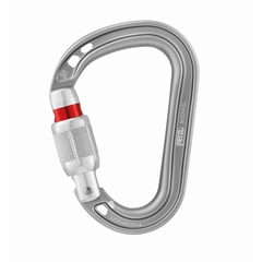 MOUSQUETON ROCHA SCREW LOCK - PETZL - GRIS - 2