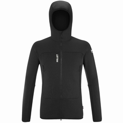 POLAIRE FUSION GRID HOODIE M - MILLET - N0247/BLACK - 1