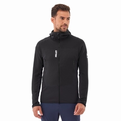 POLAIRE FUSION GRID HOODIE M - MILLET - N0247/BLACK - 2