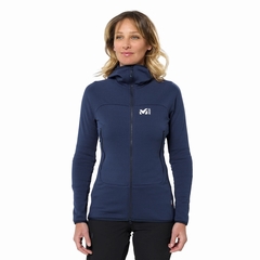 POLAIRE FUSION GRID HOODIE W - MILLET - 9758/VIPER/SAPHIR - 2