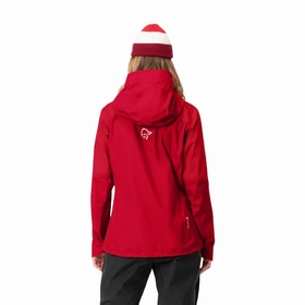 VESTE FALKETIND GTX PACLITE W - NORRONA - 1132/JESTER RED/TRU