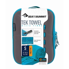 SERVIETTE TEK TOWEL BOUCLETTE - SEA TO SUMMIT - PACIFIC BLUE