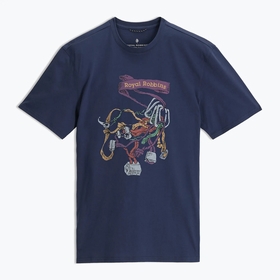 T SHIRT RR GRAPHIC M - ROYAL ROBBINS - 476/NAVY CHOCK PT