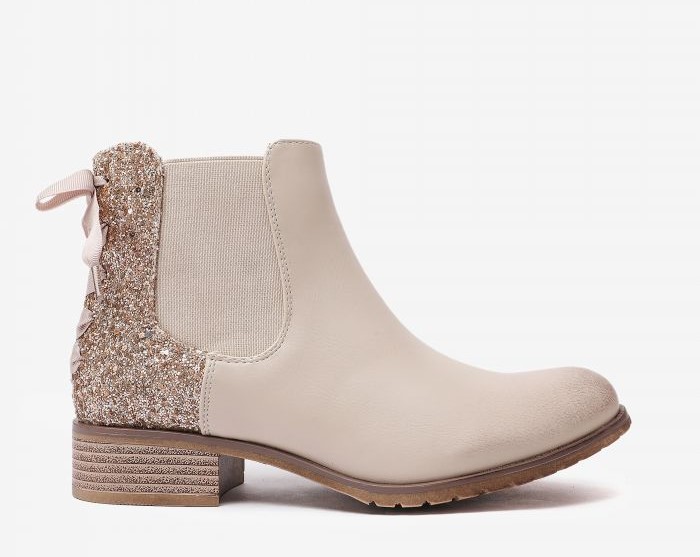 sparkly chelsea boots