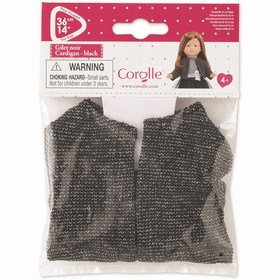 GILET NOIR COROLLE POUR 36 CM POUPEES COROLLE -1