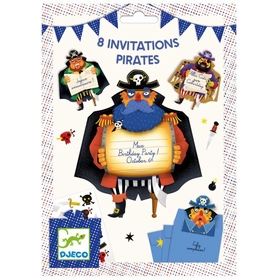 $8 INVITATIONS PIRATES PETITS PRIX DJECO -1