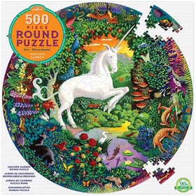 500 PCS ROND LICORNE PUZZLES EEBOO -1