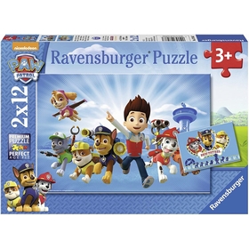 2 X 12 PCS PAW PATROL PUZZLES RAVENSBURGER -1