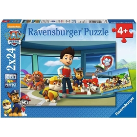 2 X 24 PCS PAW PATROL PUZZLES RAVENSBURGER -1