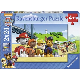 2 X 24 PCS PAW PATROL PUZZLES RAVENSBURGER -1