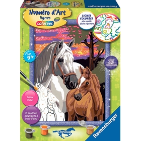 NUMERO ART CHEVEAUX JEUX CREATIFS RAVENSBURGER -1