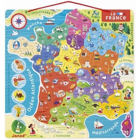 PUZZLE FRANCE MAGNETIQUE JEUX EDUCATIFS JANOD -1