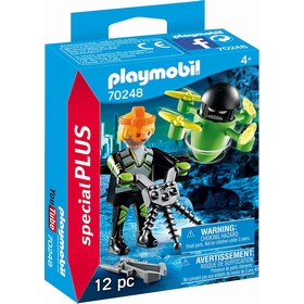 AGENT AVEC DRONE 70248 FIGURINES PLAYMOBIL -1