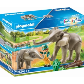 ELEPHANT ET SOIGNEUR 70324 FIGURINES PLAYMOBIL -1