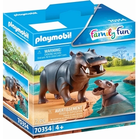 HIPPOPOTAME ET SON PETIT 70354 FIGURINES PLAYMOBIL -1