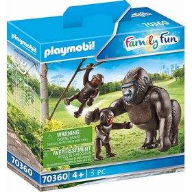 GORILLE AVEC SES PETITS 70360 FIGURINES PLAYMOBIL -1