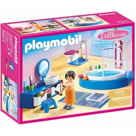 SALLE DE BAINS BAIGNOIRE 70211 FIGURINES PLAYMOBIL -1