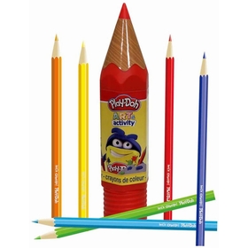 24 CRAYONS COULEURS PLAY DOH JEUX CREATIFS  -1