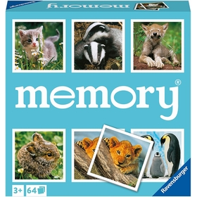 MEMORY 64 CARTES ANIMAUX JEUX SOCIETE RAVENSBURGER -1