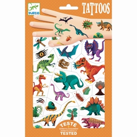 TATOUAGE DINOSAURES TATTOOS PETITS PRIX DJECO -1