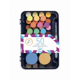 50 COULEURS GOUACHE JEUX CREATIFS DJECO -1