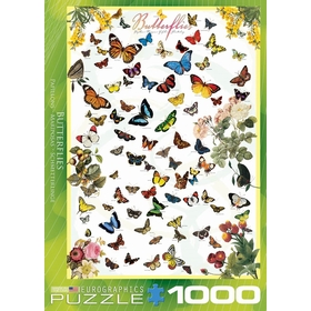 PUZZLES 1000 BUTTERFLIES PUZZLES SMART CUT -1