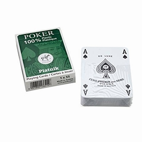 55 CARTES POKER 100% PLASTIQUE JEUX SOCIETE DIVERS -1