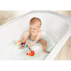 3 BALLES BAIN VENTOUSE JOUETS EVEIL LILLIPUTIENS -1