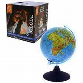 GLOBE 21 CM RELIEF ET LUMINEUX JEUX EDUCATIFS DIVERS -1