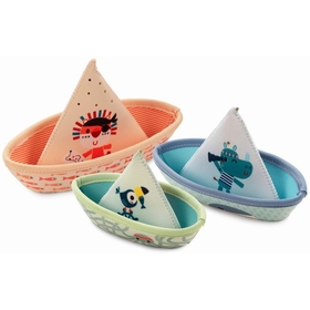 3 BATEAUX FLOTTANTS JUNGLE JOUETS EVEIL LILLIPUTIENS -1