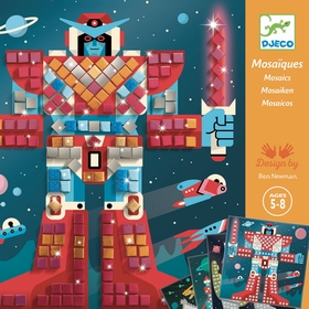 COFFRET MOSAIQUE HEROS JEUX CREATIFS DJECO -1