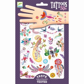 TATOUAGE OISEAUX TATTOOS PETITS PRIX DJECO -1