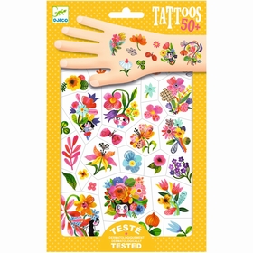 TATOUAGE FLEURS TATTOOS PETITS PRIX DJECO -1