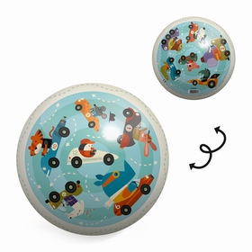 BALLON 22 CM DJECO VOITURES PLEIN AIR DJECO -2