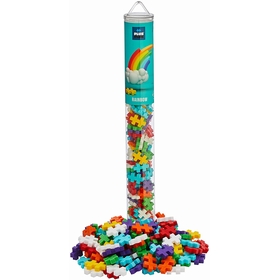 TUBE PLUSPLUS 100 PCS RAINBOW JEUX CONSTRUCTION PLUSPLUS -1