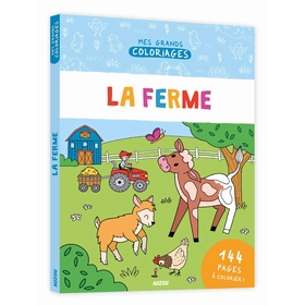 MES GRANDS COLORIAGE LA FERME LIVRES AUZOU -1