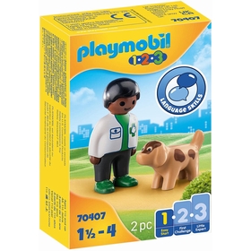 VETRINAIRE CHIEN DUPLO 70407 FIGURINES PLAYMOBIL -1