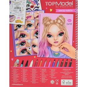 ALBUM A COLORIER STIKERS LIVRES TOP MODEL -2