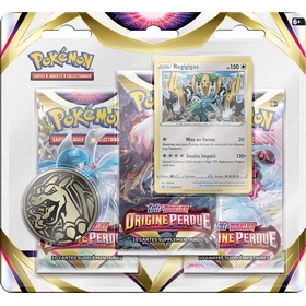 PACK 3 BOOSTERS ORIGINE PERDU CARTES COLLECTION POKEMON -1