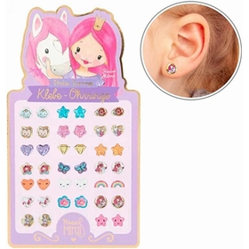 BOUCLES D OREILLES ADHESIVES IMITATION TOP MODEL -1