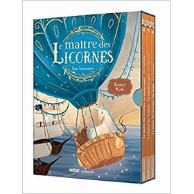 COFFRET LE MAITRE DES LICORNES LIVRES AUZOU -1
