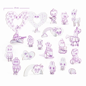 KIT ANIMAUX DIY KAWAII JEUX CREATIFS DJECO -2