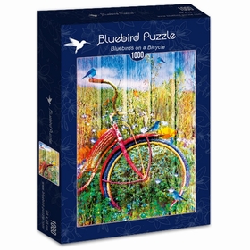 1000 PCS OISEAUX VELO PUZZLES BLUEBIRD -1