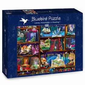 1000 PCS LIBRAIRIE PUZZLES BLUEBIRD -1