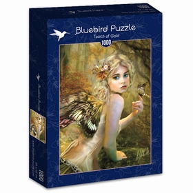 1000 PCS TOUCH OF GOLD PUZZLES BLUEBIRD -1