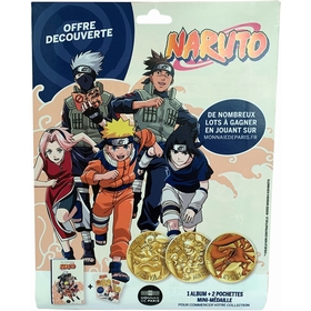 ALBUM +4 MEDAILLE NARUTO PETITS PRIX DIVERS -1