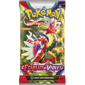 1 BOOSTER ECARLATE ET VIOLET CARTES COLLECTION POKEMON -2