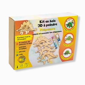 KIT EN BOIS A PEINDRE DINO JEUX CREATIFS CREATIF WOOD -2