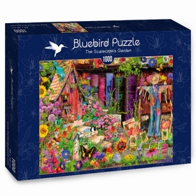 1000 PCS JARDIN FLEURI PUZZLES BLUEBIRD -1