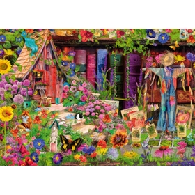 1000 PCS JARDIN FLEURI PUZZLES BLUEBIRD -2